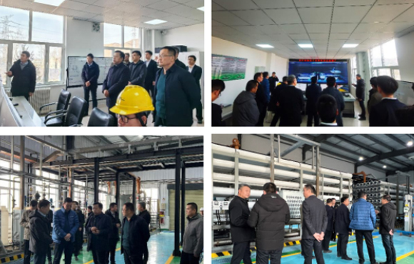 寧夏生態(tài)環(huán)境廳平學智廳長一行 到麥王環(huán)境南川工業(yè)園區(qū)污水